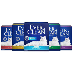 铂钻 EverClean）新升级除臭膨润土纳基矿石矿砂猫砂85kg装 蓝标-除臭大师无香 85kg
