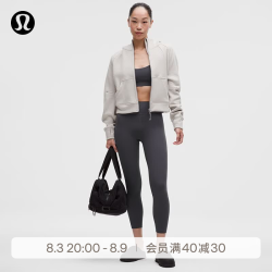 lululemon Groove 女士运动高腰罗纹拼接紧身裤