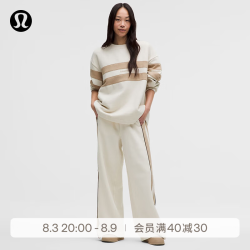 lululemon Steady State 超宽松款运动裤 *条纹