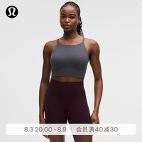 lululemon Focuser™ 女士高领口运动内衣 C/D 芯吸 LW2EL1S 煤灰 M