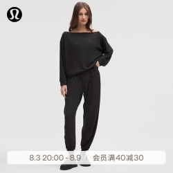 lululemon BeCalm 女士超宽松款中腰长裤