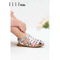 ELLE kids 儿童凉鞋女孩镂空透气2026夏鞋新款多巴胺女童时装鞋子