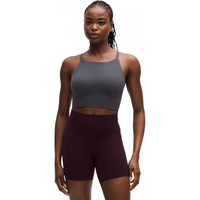 lululemon Focuser女士高领运动内衣 C/D杯 煤灰 M码 LW2EL1S