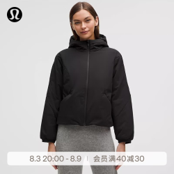 lululemon 丨女士带夹层连帽外套 LW4CEDS 黑色 XL