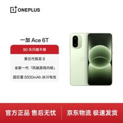 一加 Ace 6T 5G手机 12GB+256GB 掠影绿