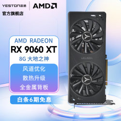 盈通 RX 9060 XT 大地之神 8GB GDDR6 显卡