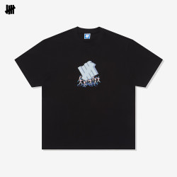 UNDEFEATED 五条杠官方春季新品搬运小人图案短袖T恤 黑色 S