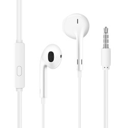 纽曼 半入耳式有线耳机  有线充电 白色 3.5mm