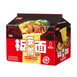 今麦郎 方便面 袋装安徽板面 非油炸宽面条卤香牛肉泡面速食食品