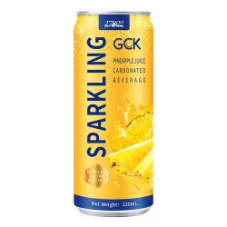 忘岁泉 菠萝味气泡果汁饮料  1280ml 包装 1件