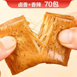 良品铺子 Q弹豆干麻辣零食小吃豆皮辣条休闲零食豆腐干辣条小零食