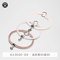 lululemon Logo Charm 带徽标发绳 *3 只装