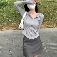 浪莎 防晒衣女神节礼物 气质灰（随机送防晒帽+口罩+眼镜）
