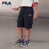 FILA 儿童休闲梭织五分裤