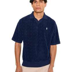RALPH LAUREN 男士Polo衫 Relaxed Fit Cable-knit Terry