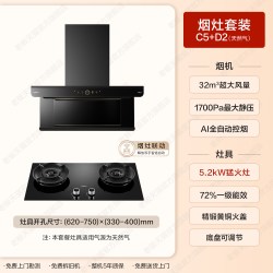 老板 小环翼C3 真平嵌顶侧双吸油烟机