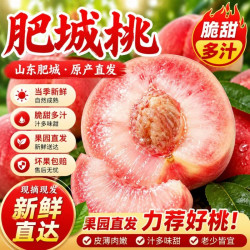 无品牌 山东省 脆蜜桃 4.5斤 礼盒装