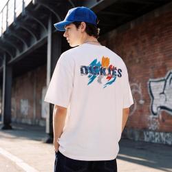 Dickies 夏季新款字母印花短袖T恤男士半袖小众设计美式街头上衣