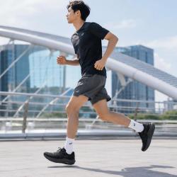 亚瑟士 支撑缓震 男士跑步鞋