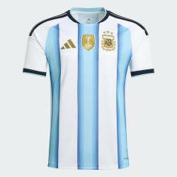 adidas 阿根廷队球迷版主场足球短袖球衣
