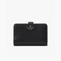 Kate Spade 女士钱包 LENA 中号十字纹牛皮革短款钱包