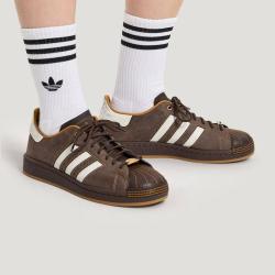 adidas 三叶草 2026年秋季情侣款棕色SUPERSTAR经典运动休闲鞋
