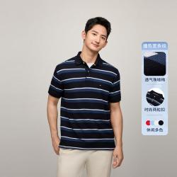 TOMMY HILFIGER 男士珠地网眼短袖POLO衫 JA352