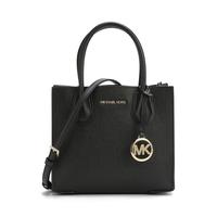 MICHAEL KORS 老花拼色 女士单肩斜挎手提包  黑色35S1GM9M2L-001 中包