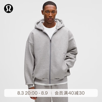 lululemon Big Cozy 男士拉链连帽卫衣*拉绒