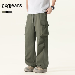 gxgjeans 立体大口袋工装休闲长裤 军绿 XL-32码
