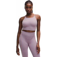 lululemon Focuser女士高领运动内衣C/D杯芯吸莲紫XL