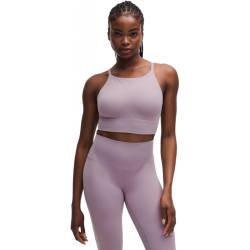 lululemon Focuser女士高领运动内衣C/D杯芯吸莲紫XL