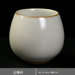 景盏 陶瓷家用聚香个人专用豆黄尘缘杯