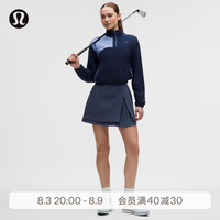 lululemon 高尔夫褶饰高腰短裙 拒