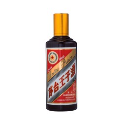 茅台酱香酒 茅台王子酒酱色 53度 酱香型白酒 500ml单瓶装
