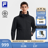 FILA 男士针织开衫夹克2026
