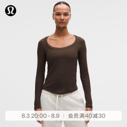 lululemon Hold Tight 女士紧身剪裁低圆领长袖 T 恤