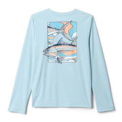 Columbia PFG Fish Shine Graphic 男童长袖T恤 8-20岁