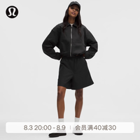 lululemon Twill 女士斜纹高腰短裤 拒水