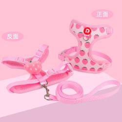 水果印花狗狗牵引绳