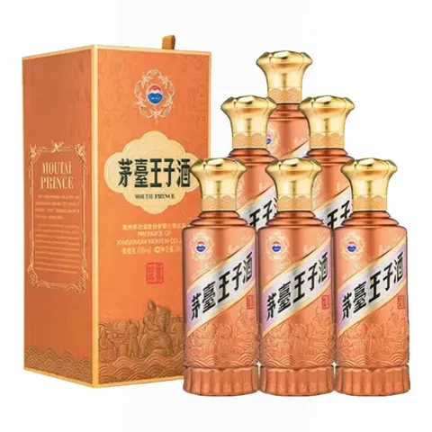 PLUS会员：茅台 王子酒 53%vol 酱香型白酒 500ml*6瓶