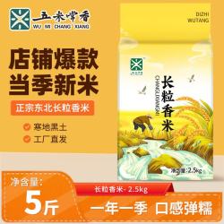 五米常香 当季新米 长粒香米5斤