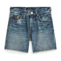RALPH LAUREN Boys 2-7 Sullivan Slim Cutoff Denim Shorts