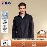 FILA 官方男装外套2026秋新款商务休闲上衣通勤宽松行政夹克