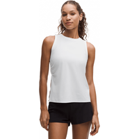 lululemon Side-Ruched 女士跑步侧边褶饰运动背心 白色 XL