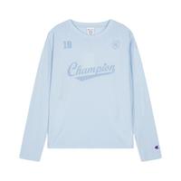 Champion 冠军 女士长袖圆领T恤