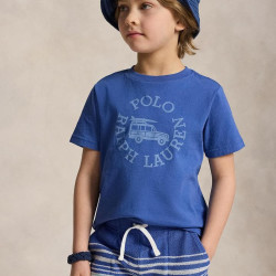 RALPH LAUREN Boys 2-7 Logo Cotton Jersey Shirt