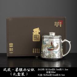 景盏 国潮商务办公杯凤凰