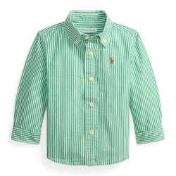 RALPH LAUREN Baby Boys Striped Cotton Seersucker Shirt