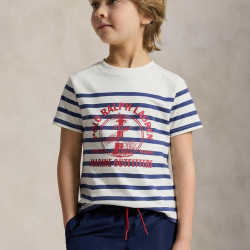 RALPH LAUREN Boys 2-7 Cotton Jersey Graphic Tee